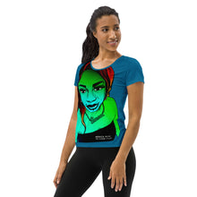 Cargar imagen en el visor de la galería, Monica Owens - Women&#39;s Athletic T-shirt - by Charis Felice
