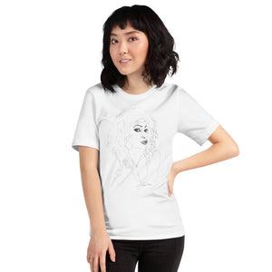 Alessia - Unisex T-shirt met korte mouwen